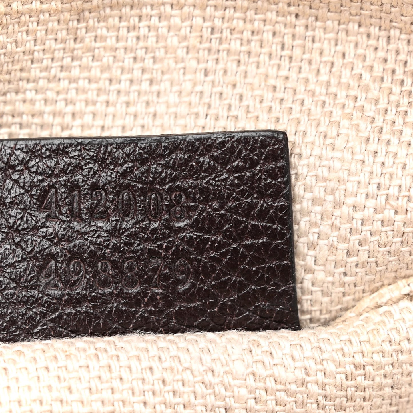 GG Supreme Monogram Web Small Webby Bee Shoulder Bag Dark Brown