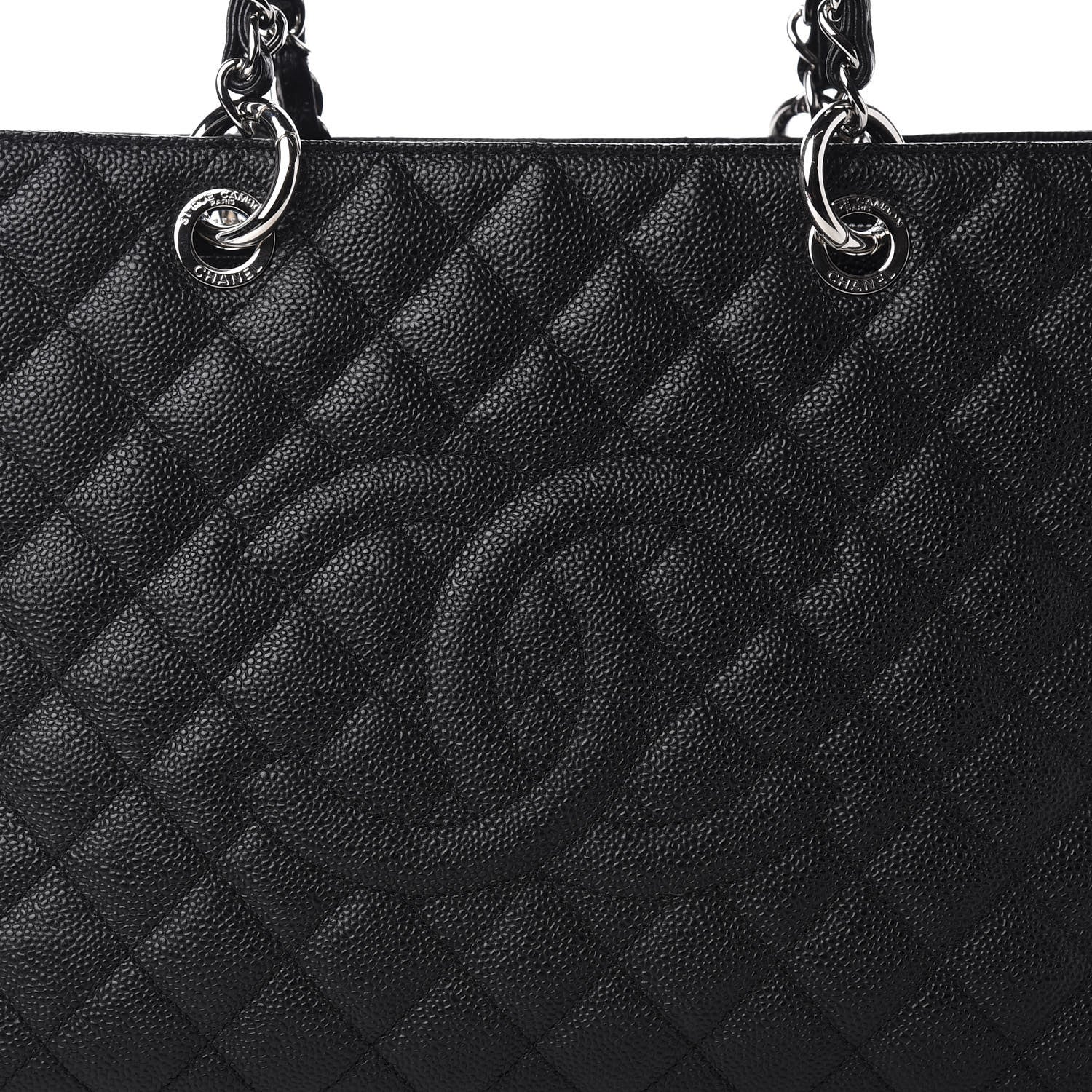 Chanel Caviar Quilted Grand Shopping Tote GST Black 11 of 11