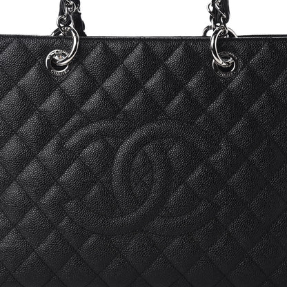 Chanel Caviar Quilted Grand Shopping Tote GST Black 11 of 11
