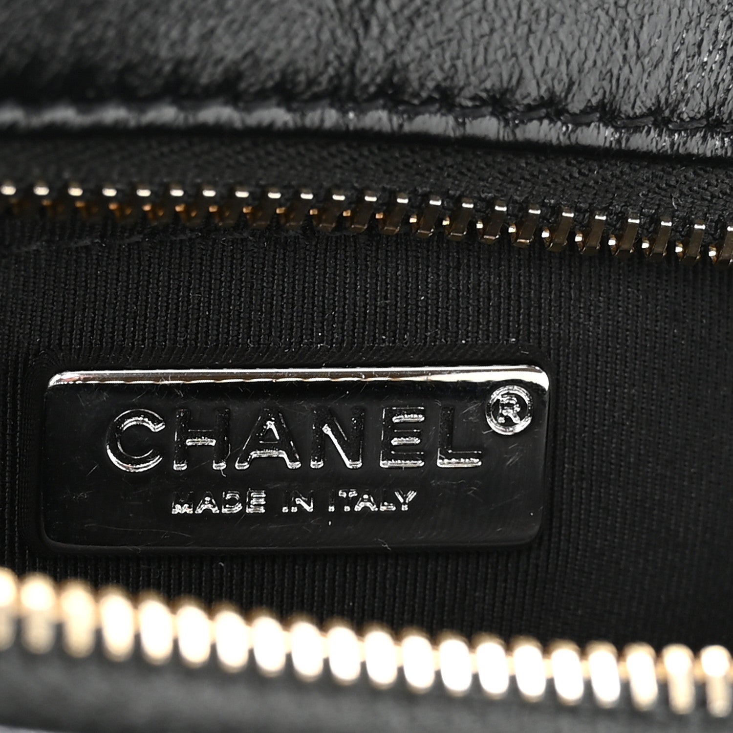 Chanel Sequin Calfskin Small Gabrielle Hobo Black Gold 6 of 11