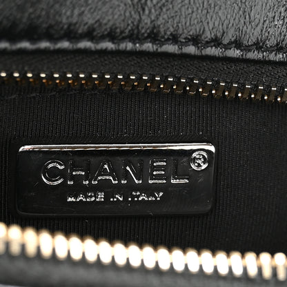 Chanel Sequin Calfskin Small Gabrielle Hobo Black Gold 6 of 11