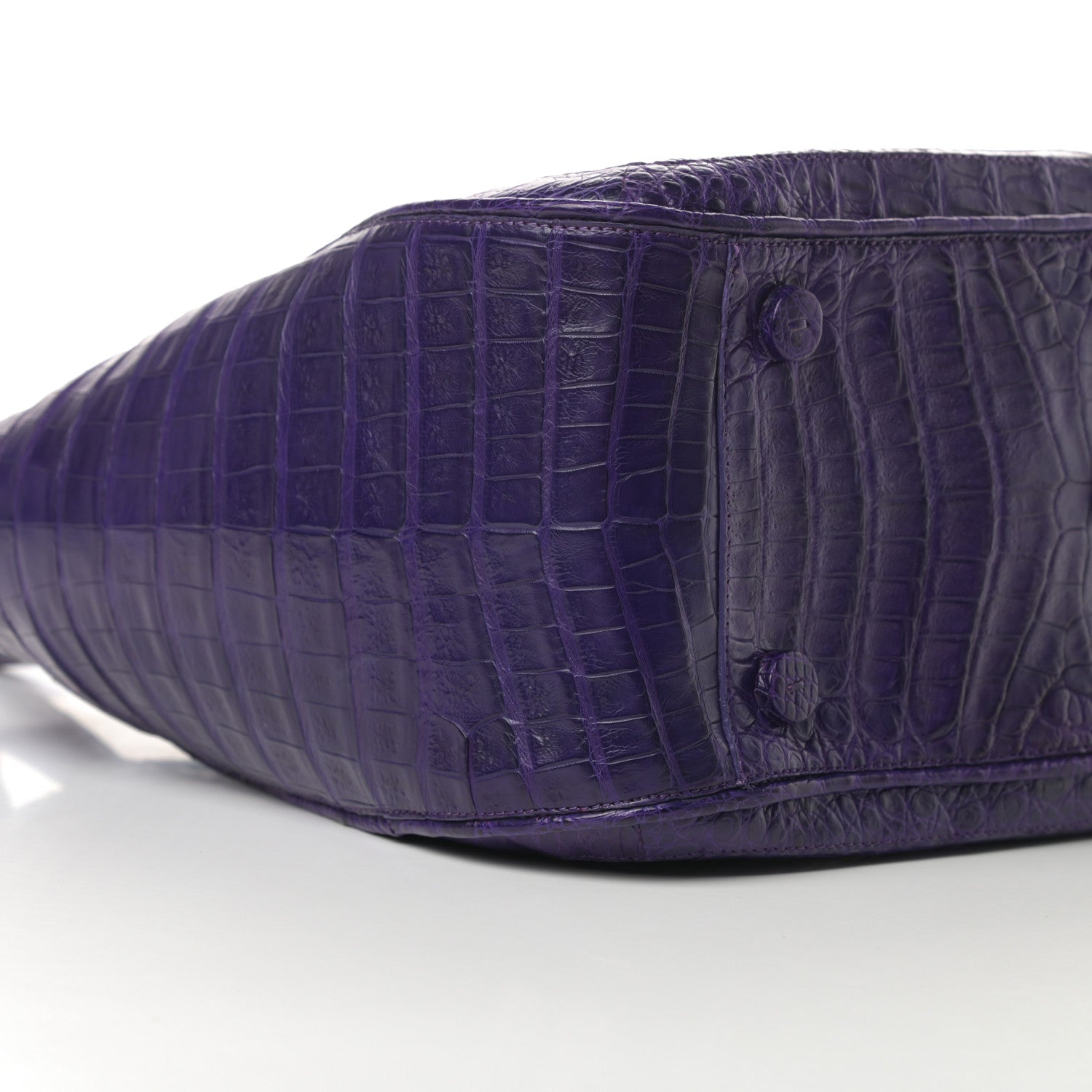Nancy Gonzalez Crocodile Shoulder Bag Bright Purple 9 of 12