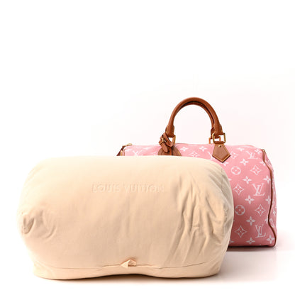 Louis Vuitton Calfskin Monogram Speedy P9 Bandouliere 40 Pink Sakura 3 of 10