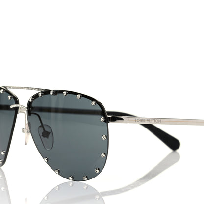 Louis Vuitton The Party Aviator Sunglasses Z0995E Black 5 of 5