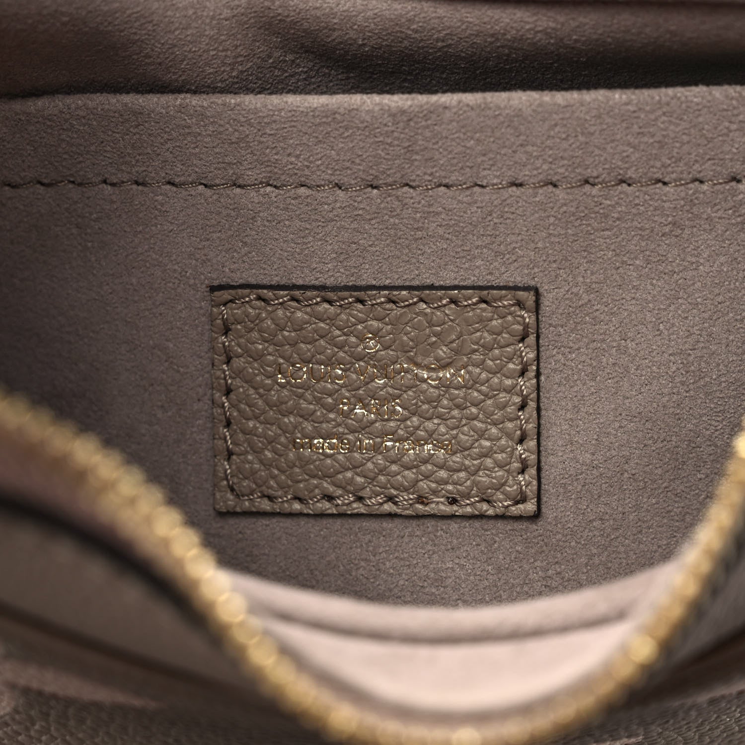 Louis Vuitton Empreinte Monogram Giant Bagatelle NM Tourterelle Creme 5 of 7