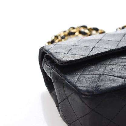 Chanel Lambskin Quilted Small Double Flap Black 18 of 19