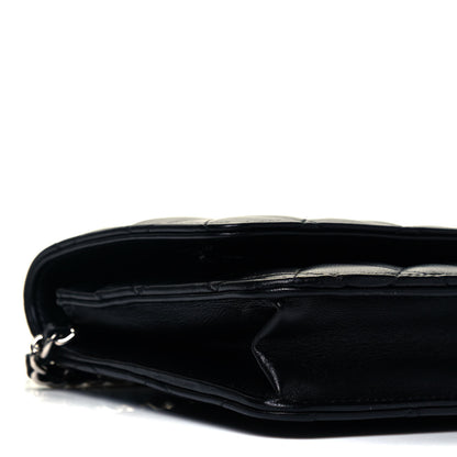 Chanel Lambskin Quilted Wallet On Chain WOC Black 8 of 10