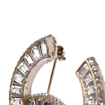 Chanel Baguette Crystal CC Brooch Gold 6 of 7