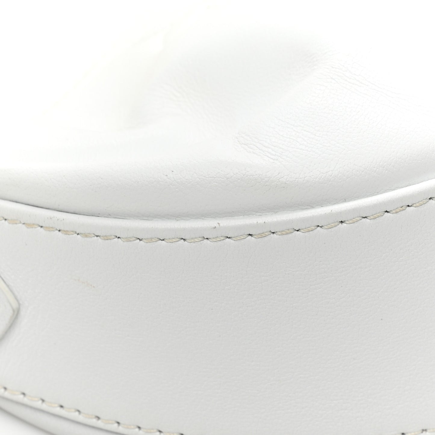 Calfskin Bubblegram Over The Moon White
