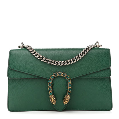 Gucci Dollar Calfskin Crystal Small Dionysus Shoulder Bag Emerald 1 of 10