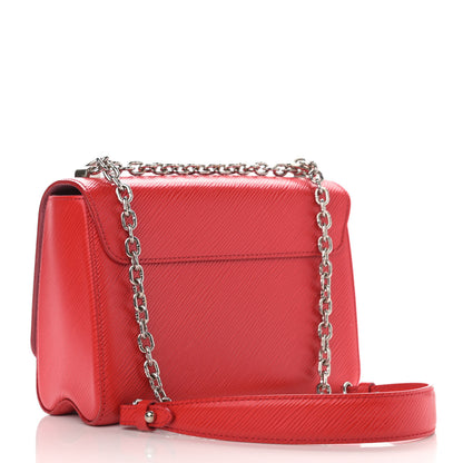 Louis Vuitton Epi Twist Shoulder Bag MM Coquelicot 3 of 12