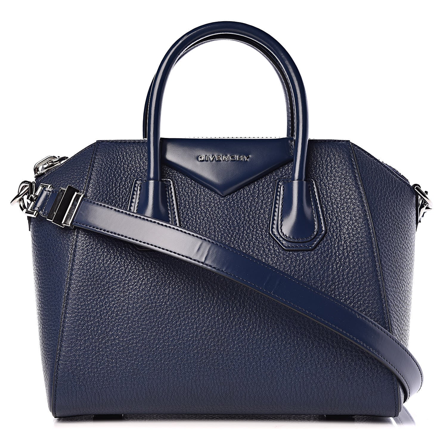 Givenchy Grained Calfskin Small Antigona Night Blue 1 of 11