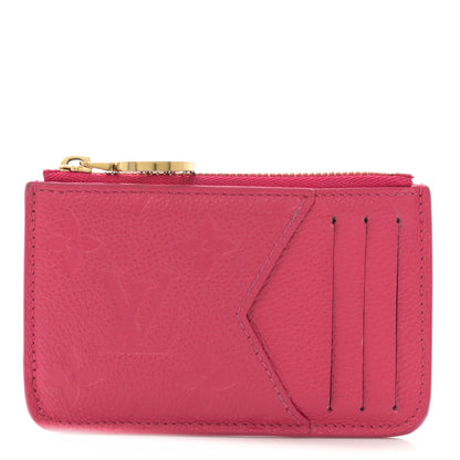 Louis Vuitton Empreinte Monogram Zipped Romy Card Holder Grenade 1 of 7