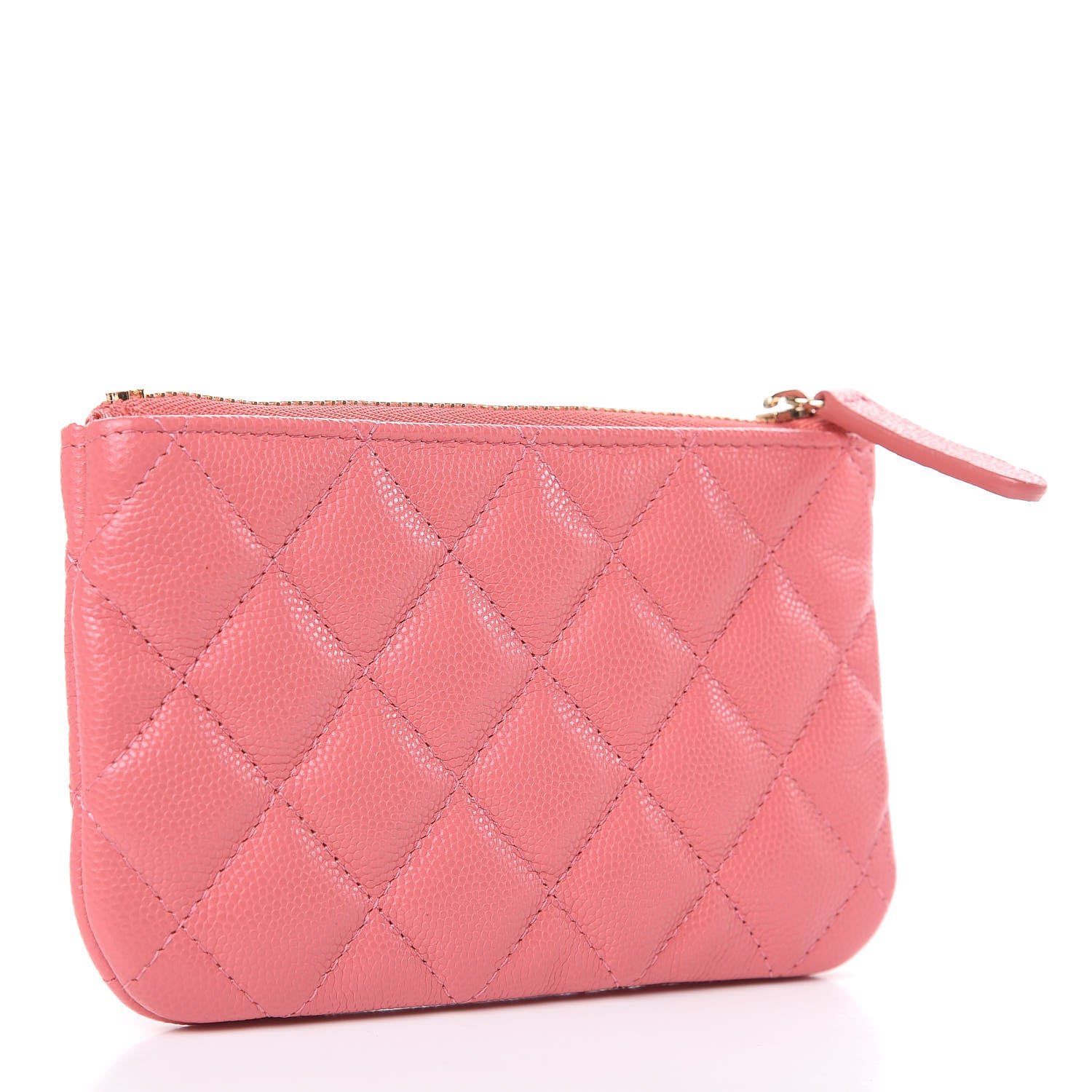 Chanel Caviar Quilted Small Cosmetic Case Pink 3 of 7