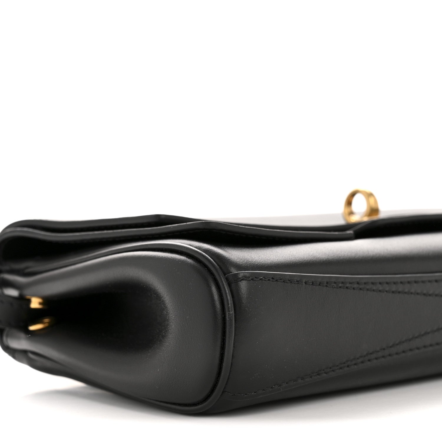 Balenciaga Smooth Calfskin Small Bel Air Clutch On Strap Black Black 9 of 12