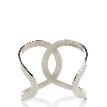 Chanel Metal CC Cuff Silver 3 of 6