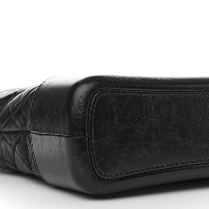Chanel Aged Calfskin Quilted Medium Gabrielle Hobo Black 11 of 13