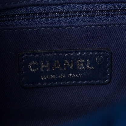 Chanel Suede Quilted Whipstitch Mini Flap Blue 6 of 10