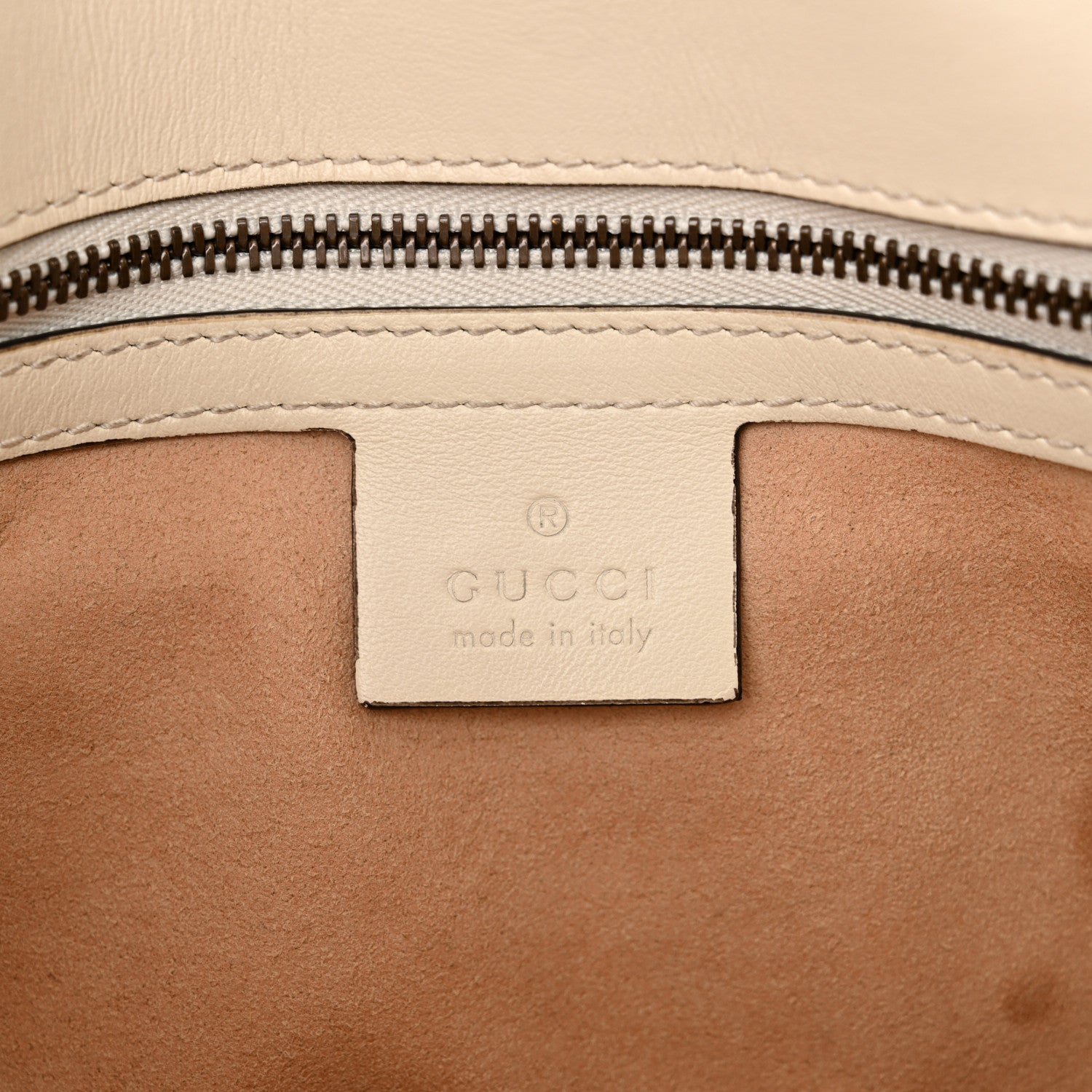 Gucci Calfskin Matelasse Medium GG Marmont Shoulder Bag White 6 of 13
