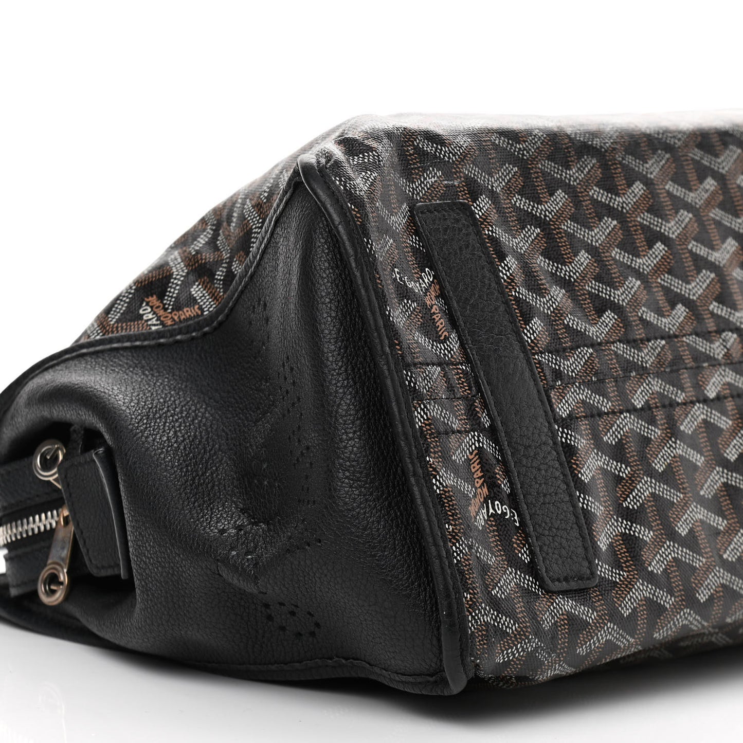 Goyardine Sac Hardy Pet Carrier PM Black