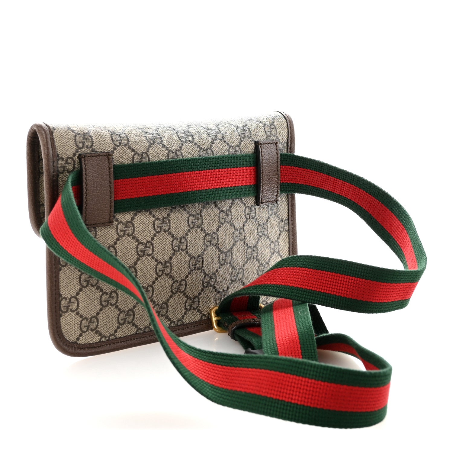 Gucci GG Supreme Monogram Neo Vintage Web Belt Bag Brown 3 of 10