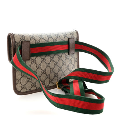 Gucci GG Supreme Monogram Neo Vintage Web Belt Bag Brown 3 of 10
