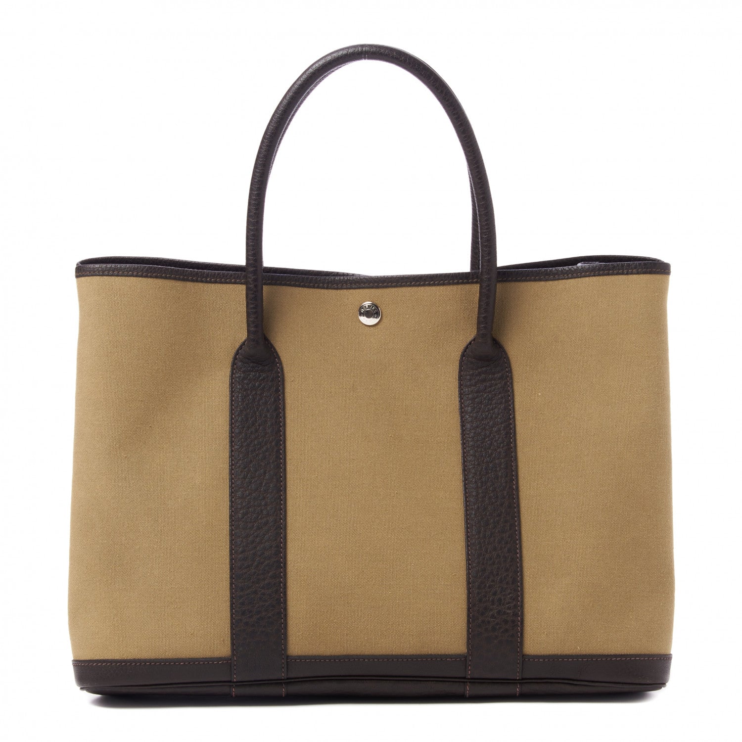 Hermes Buffle Skipper Toile Garden Party 36 MM Tote Olive 1 of 7