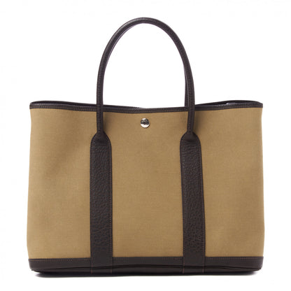 Hermes Buffle Skipper Toile Garden Party 36 MM Tote Olive 1 of 7