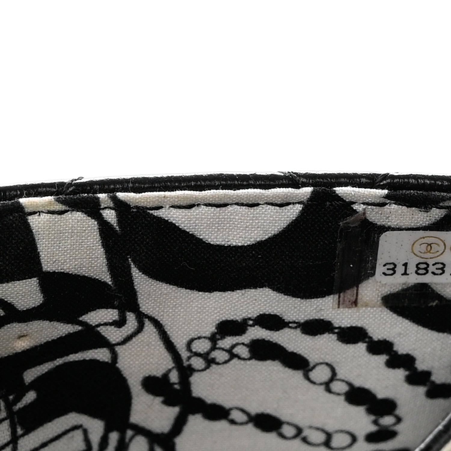 Chanel Lambskin Quilted Flap Card Holder Black 8 of 10