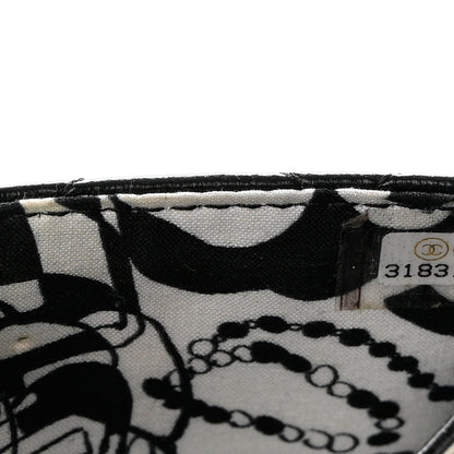 Chanel Lambskin Quilted Flap Card Holder Black 8 of 10