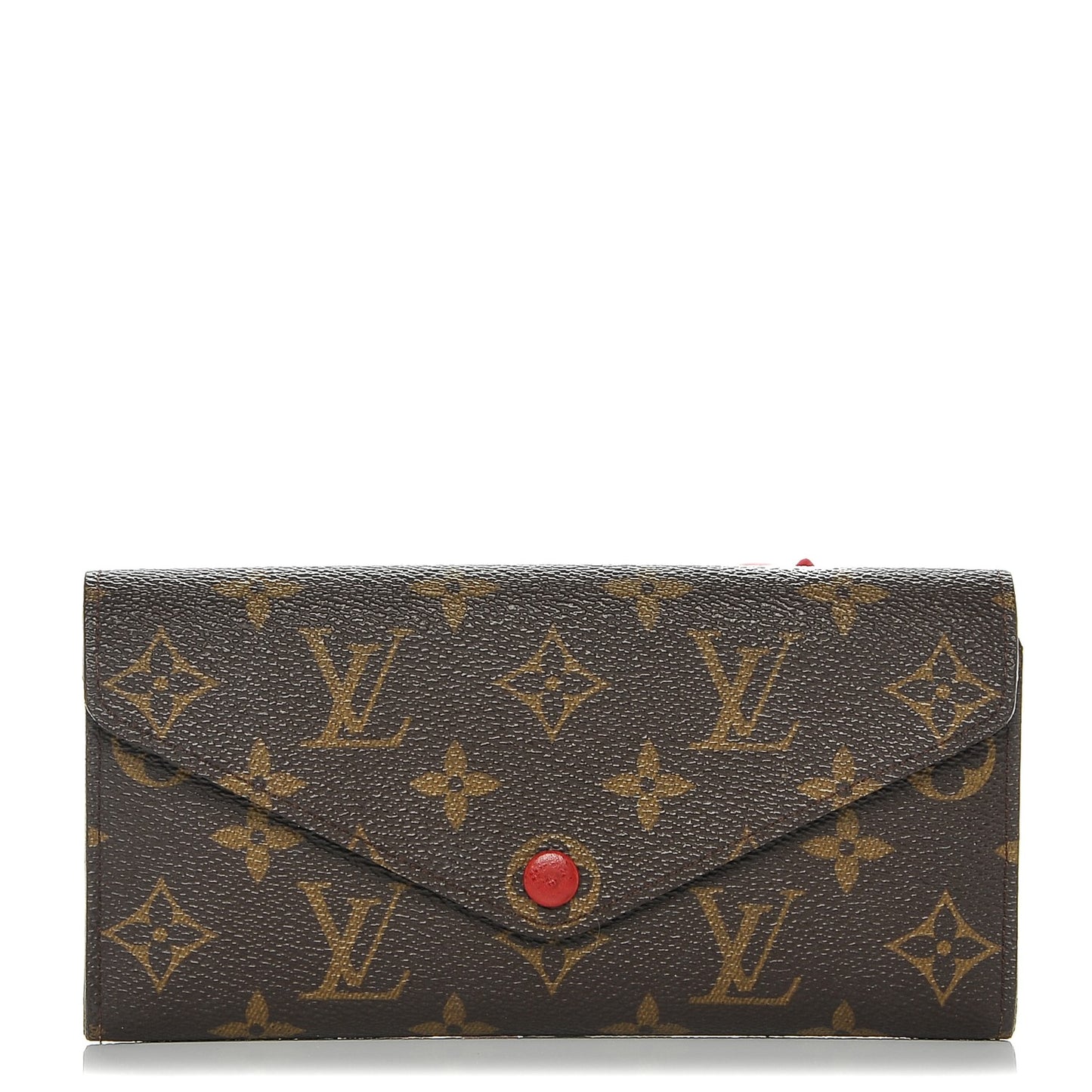 Monogram Josephine Wallet Red