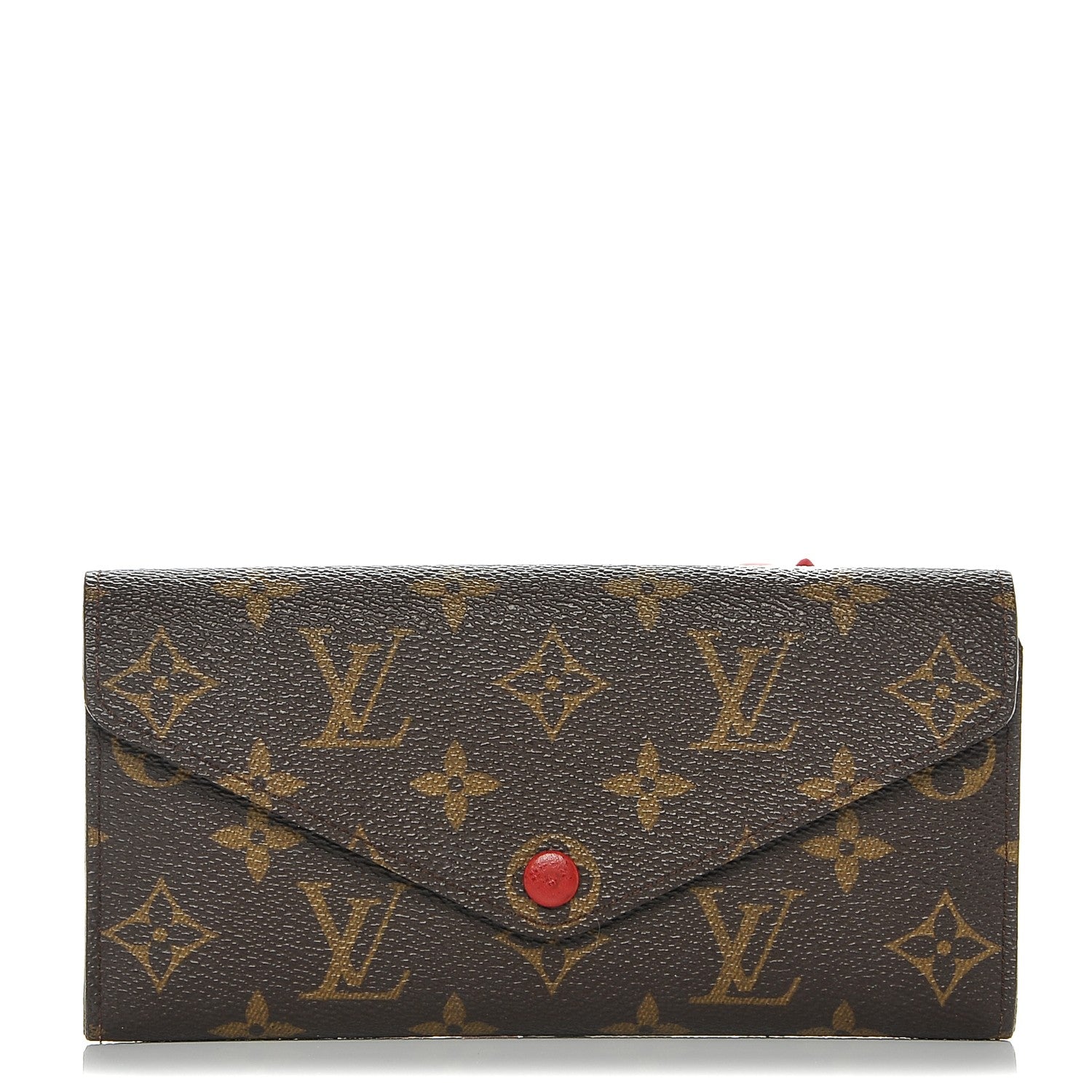Louis Vuitton Monogram Josephine Wallet Red 1 of 6