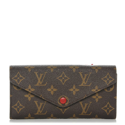 Louis Vuitton Monogram Josephine Wallet Red 1 of 6