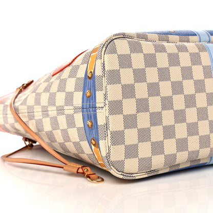 Louis Vuitton Damier Azur Summer Trunks Neo Neverfull MM 7 of 9