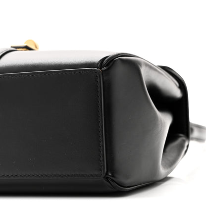 Celine Satinated Calfskin Mini 16 Top Handle Bag Black 9 of 9
