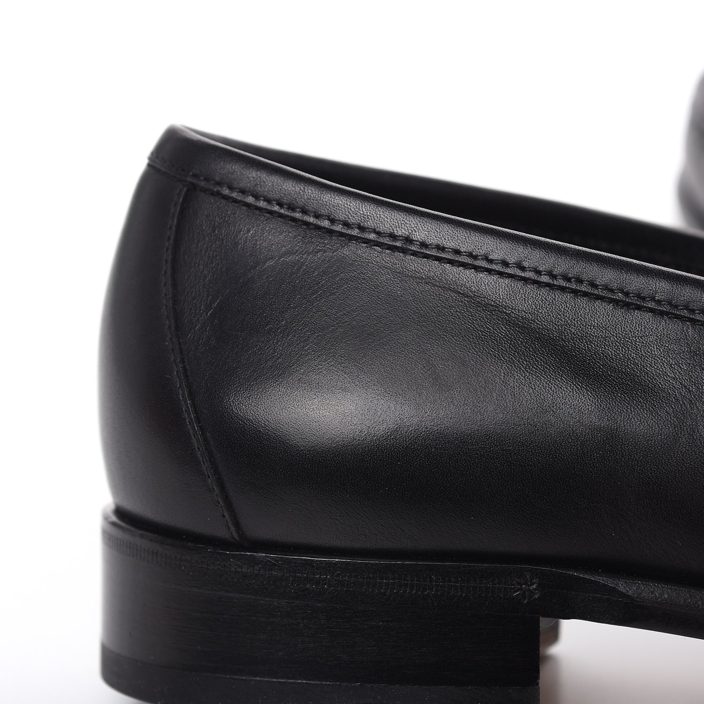 Calfskin Mens 1953 Horsebit Loafers 9.5 Black