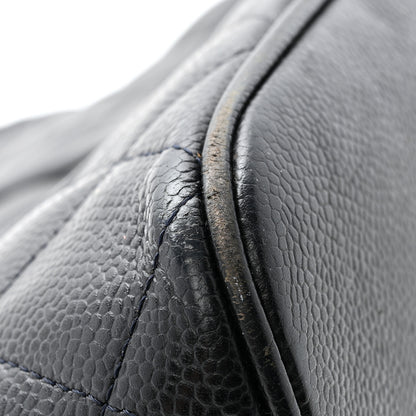 Chanel Caviar Quilted Medallion Tote Navy 12 of 16