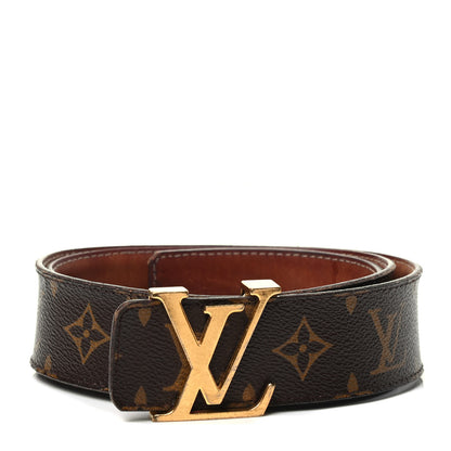 Louis Vuitton Monogram 40mm LV Initiales Belt 85 34 1 of 4