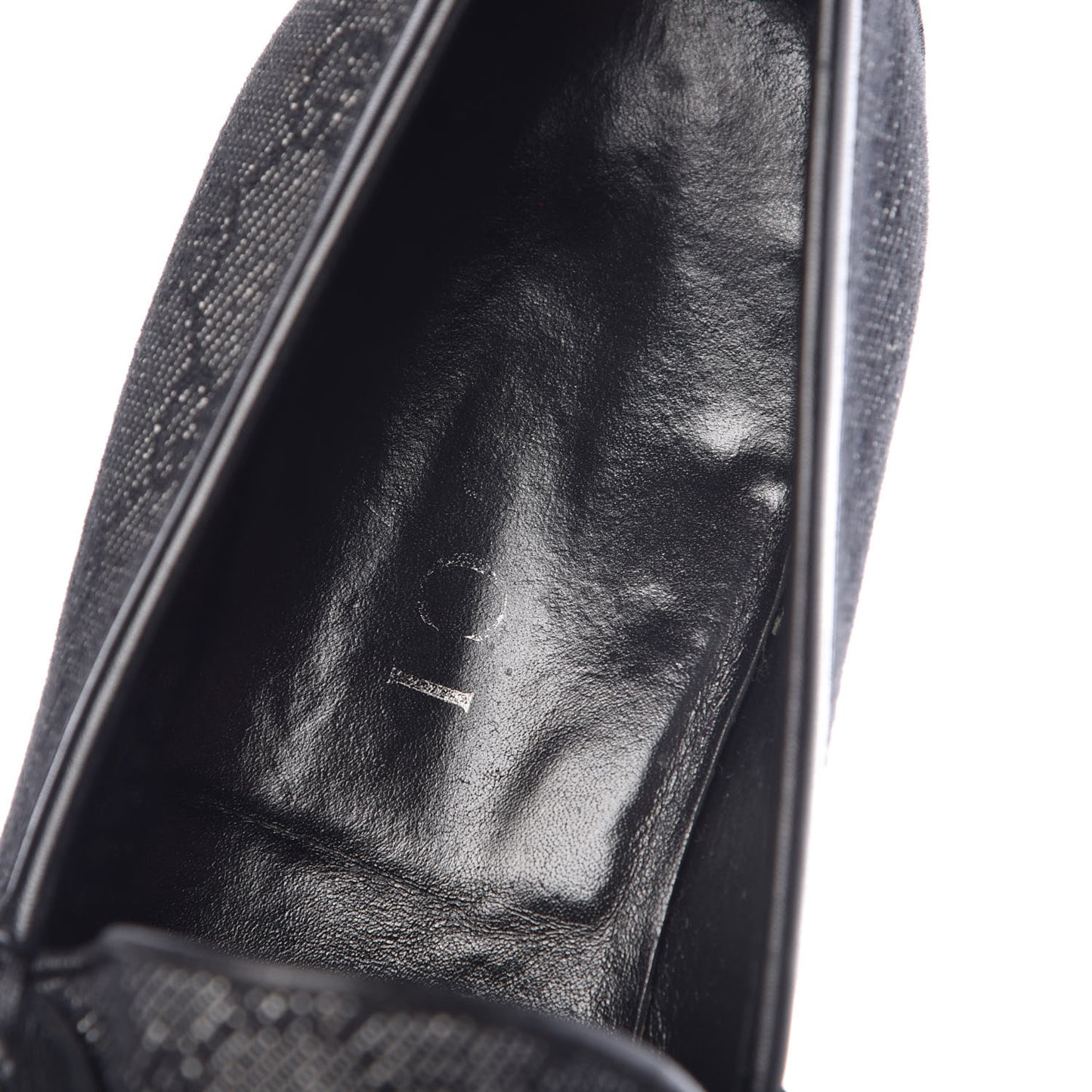 Monogram Calfskin Mens Horsebit Loafers 8.5 Navy
