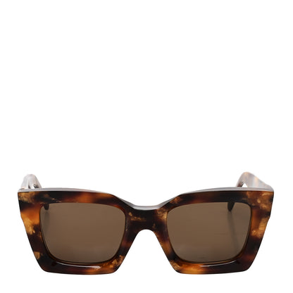 Celine Acetate Square Sunglasses CL40130I Havana 2 of 7
