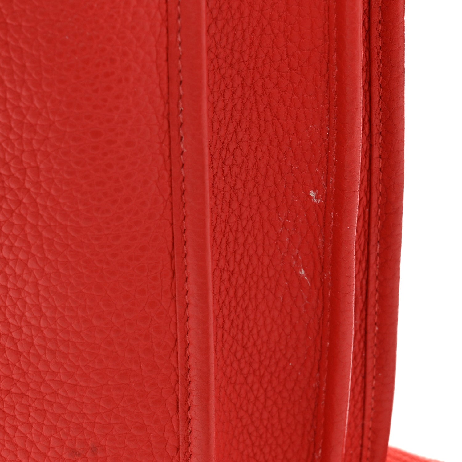 Hermes Taurillon Clemence Evelyne III PM Rouge Pivoine 14 of 15