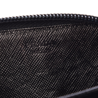 Prada Saffiano Coin Purse Black 6 of 9
