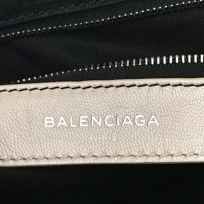 Balenciaga Chevre Silver Metallic Edge S City Beige Praline 6 of 10