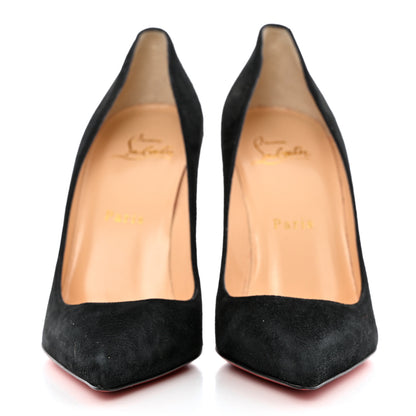 Christian Louboutin Veau Velours Pigalle Follies 100 Pumps 37 Black 2 of 12