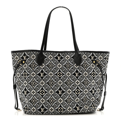 Louis Vuitton Jacquard Since 1854 Neverfull MM Grey 1 of 12