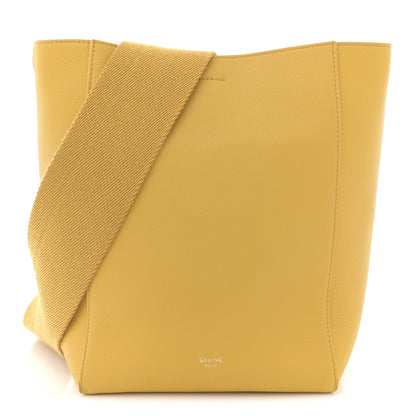 Celine Soft Grained Calfskin Small Sangle Bucket Bag Ocre 1 of 11
