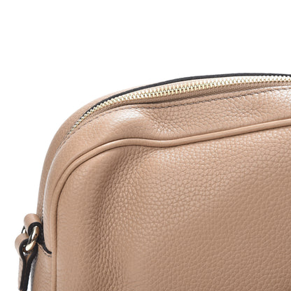 Gucci Pebbled Calfskin Small Soho Disco Bag Camelia 9 of 12