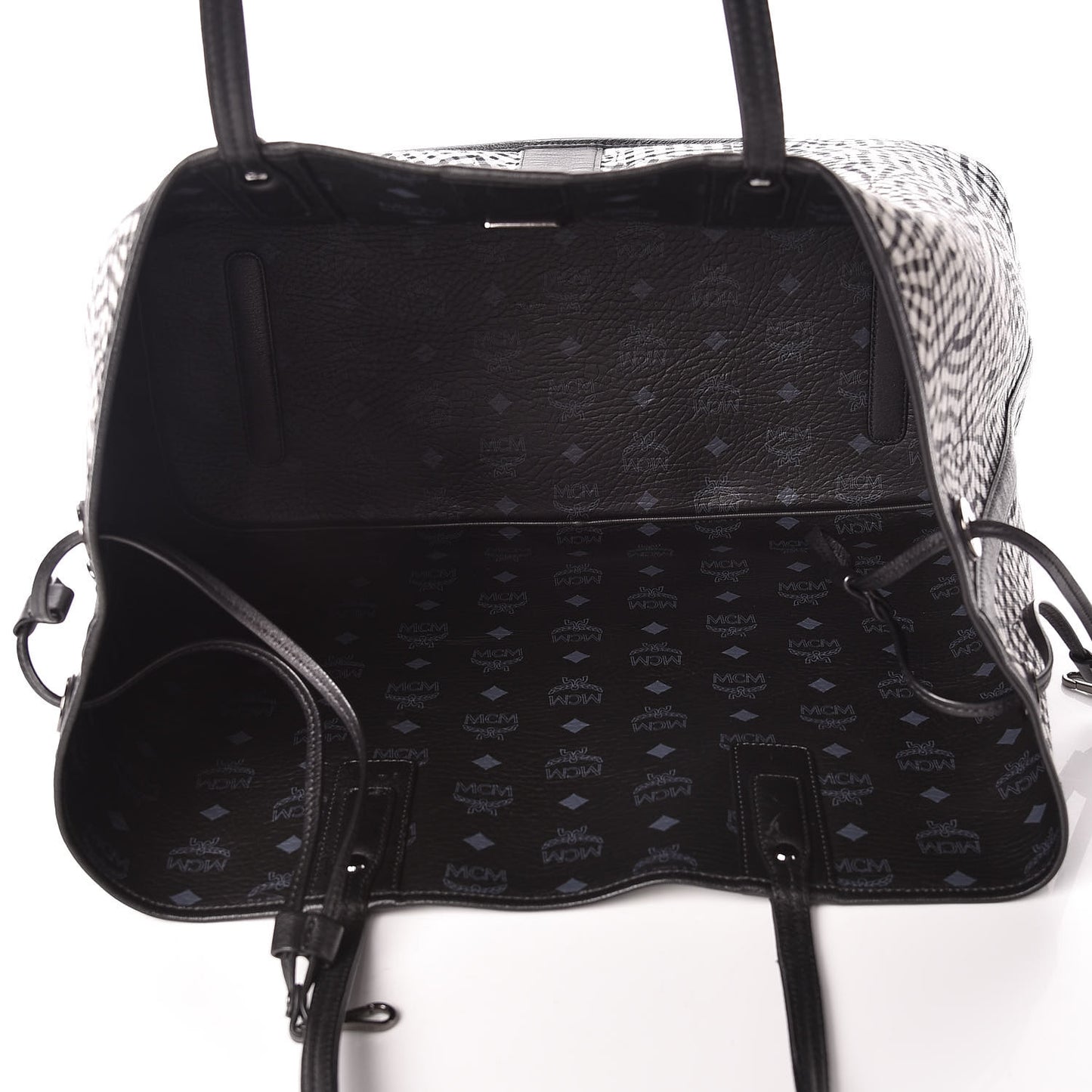 Visetos Large Liz Reversible Shopper Tote Black