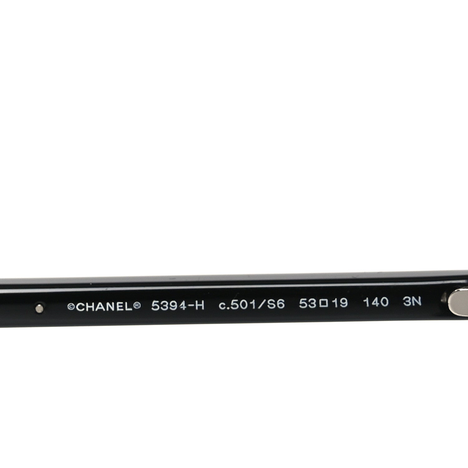 Chanel Acetate Butterfly Pearl Sunglasses 5394 Black 5 of 7