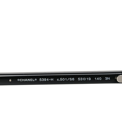 Chanel Acetate Butterfly Pearl Sunglasses 5394 Black 5 of 7